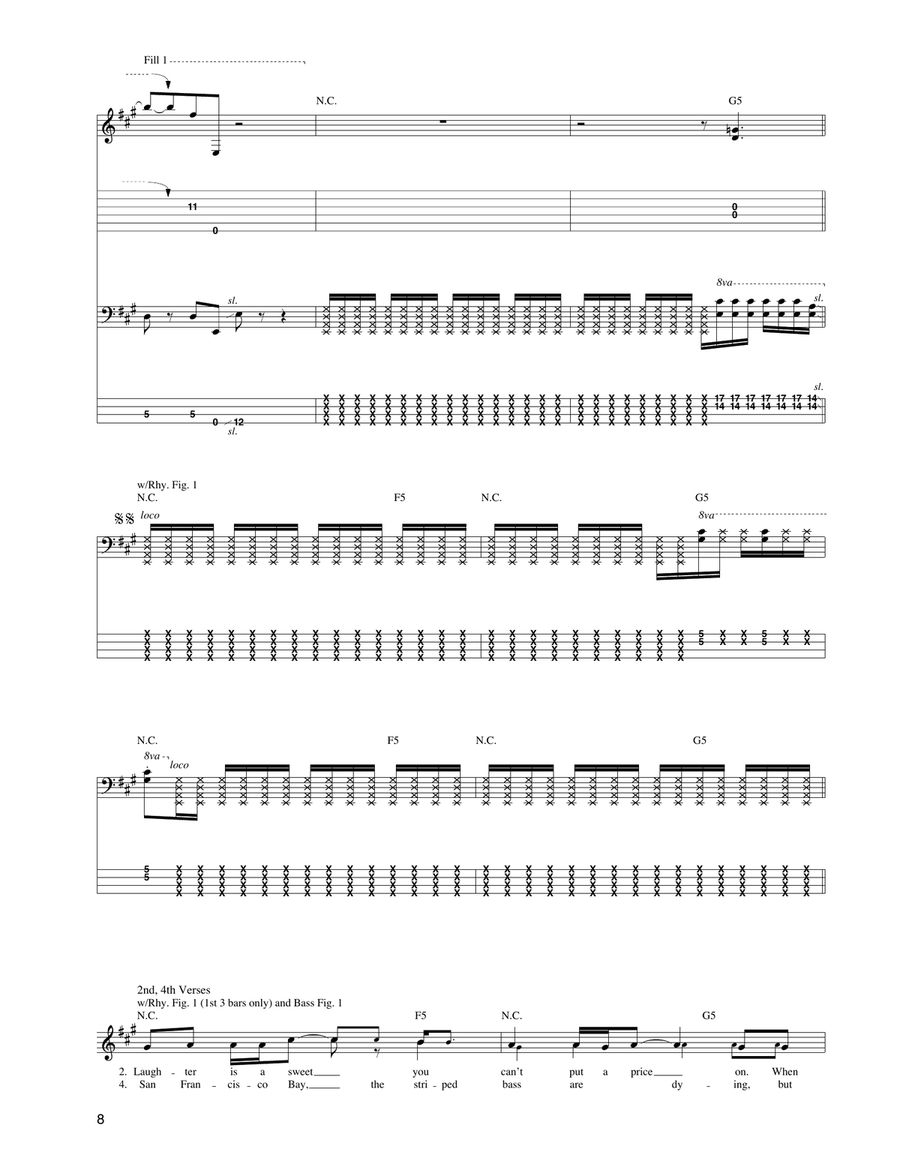 Pudding Time Pudding Time Guitar Tablature scores gallery preview page 6