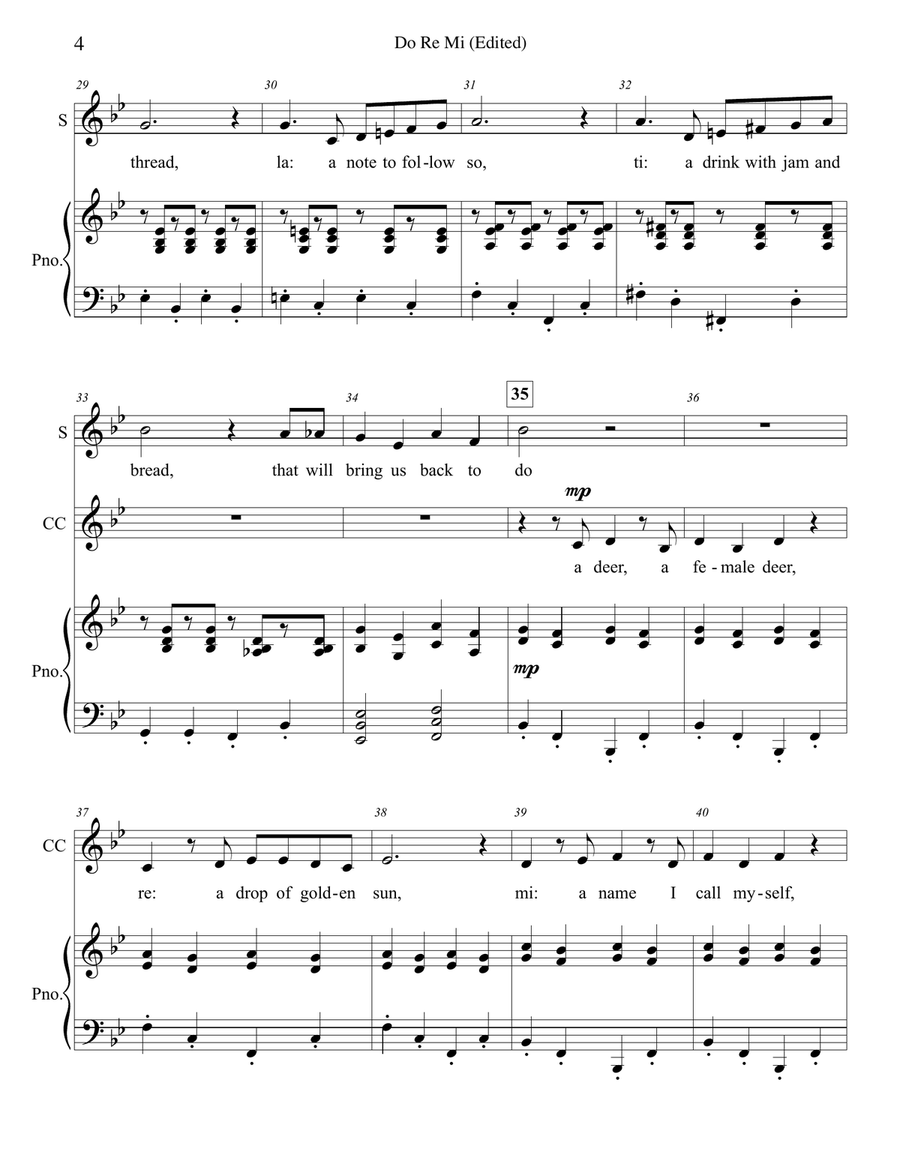 Do-Re-Mi Do-Re-Mi 3-Part scores gallery preview page 4
