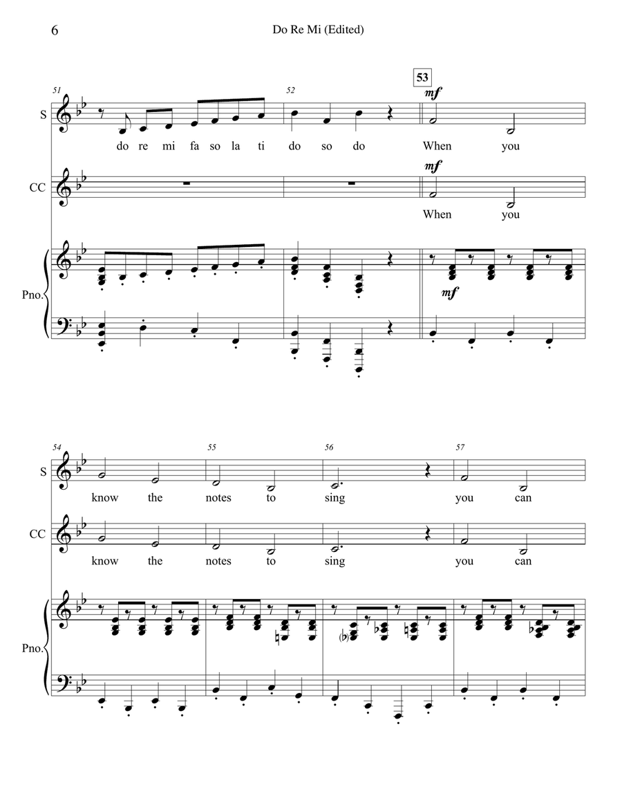 Do-Re-Mi Do-Re-Mi 3-Part scores gallery preview page 6