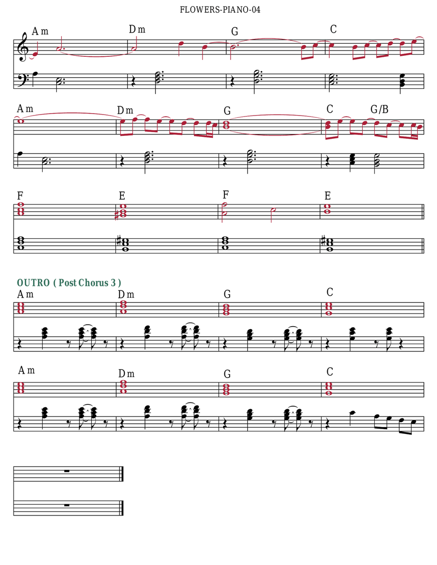 Flowers Flowers Small Ensemble scores gallery preview page 4
