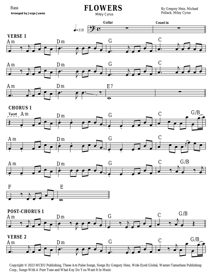 Flowers Flowers Small Ensemble scores gallery preview page 5
