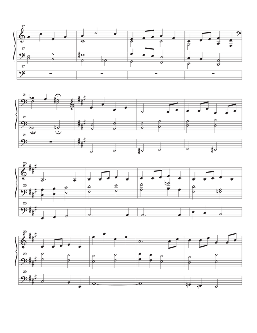 Still,Still, Still Still,Still, Still Organ Solo scores gallery preview page 2
