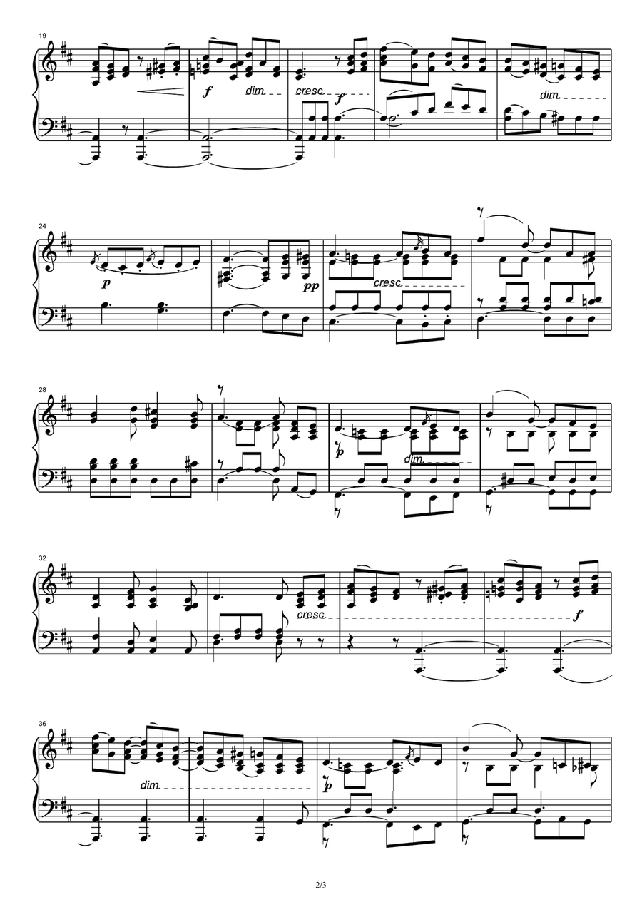Six Christmas Pieces No. 5 - Felix Mendelssohn Piano Solo scores gallery preview page 2