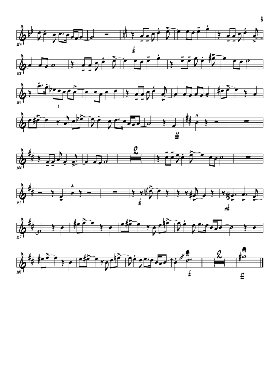 Work Song by Nat Adderley for Brass Quintet Brass Quintet scores gallery preview page 3