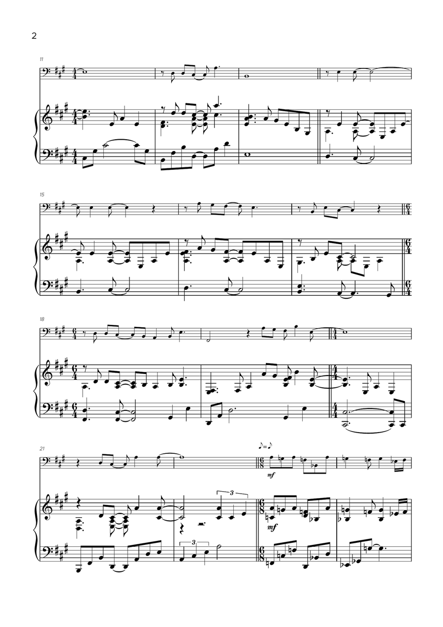 I'm Not That Girl I'm Not That Girl Piano scores gallery preview page 3