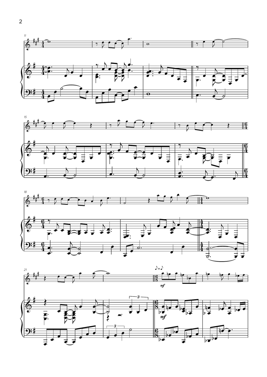 I'm Not That Girl I'm Not That Girl B-Flat Clarinet scores gallery preview page 3