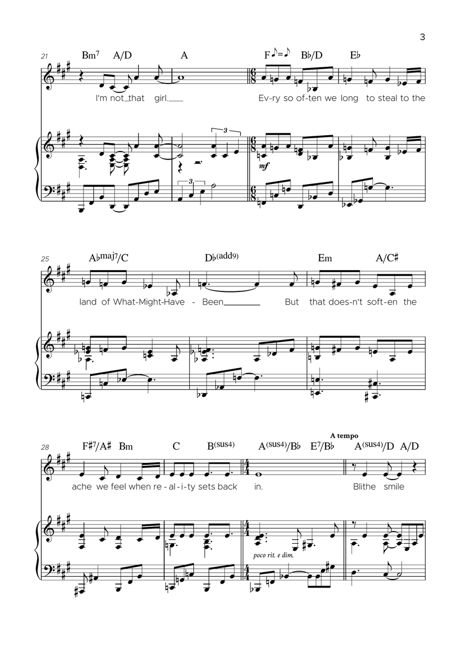 I'm Not That Girl I'm Not That Girl Piano scores gallery preview page 4