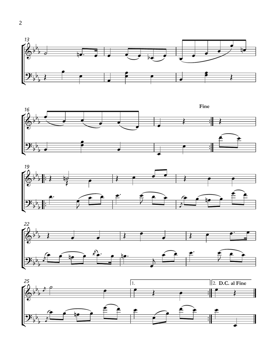 Chopin b 133 waltz in e-flat major Oboe and Trombone sheet music Chamber Music scores gallery preview page 2