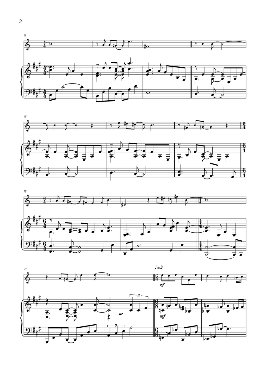 I'm Not That Girl I'm Not That Girl Piano scores gallery preview page 3