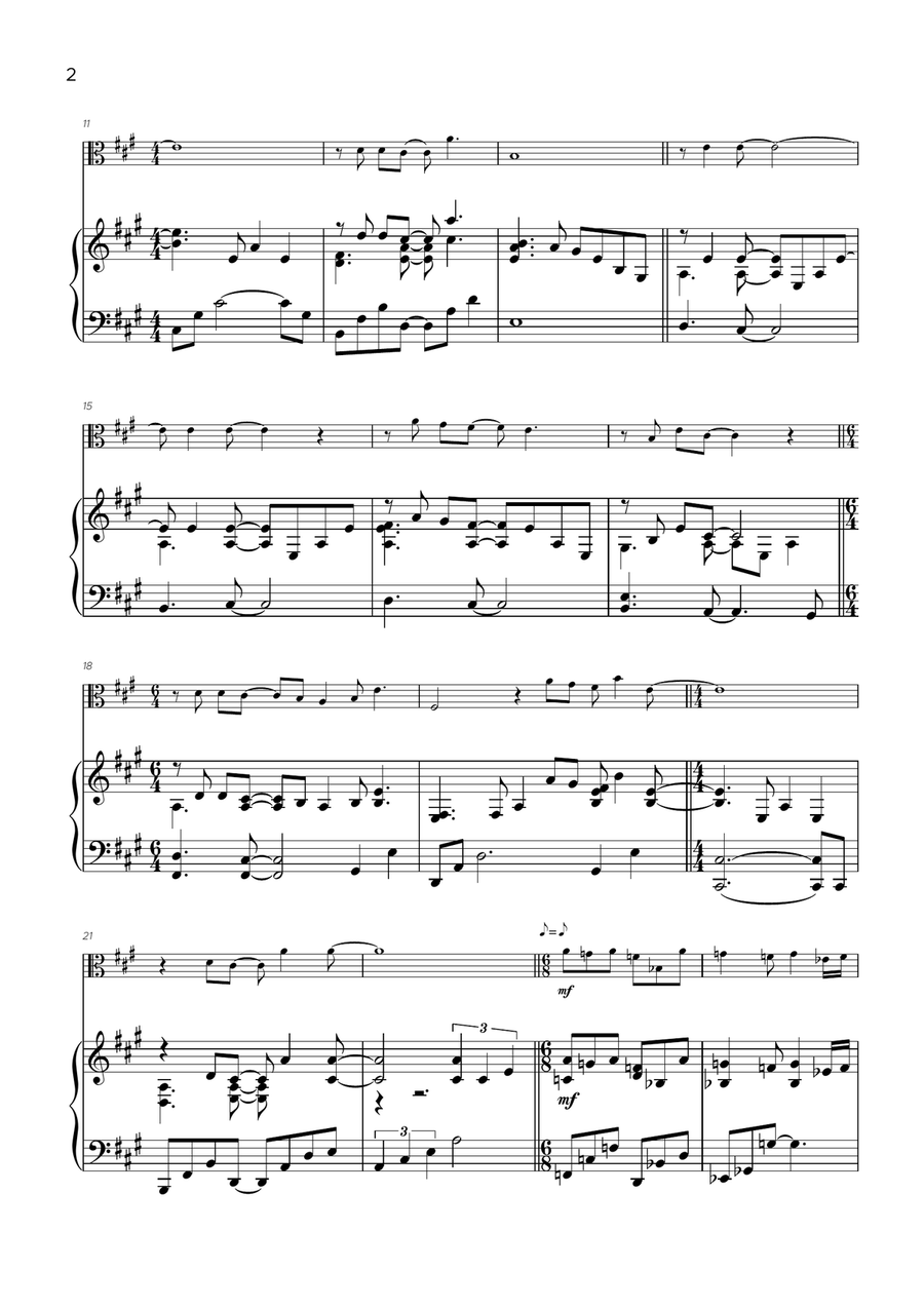 I'm Not That Girl I'm Not That Girl Viola scores gallery preview page 3