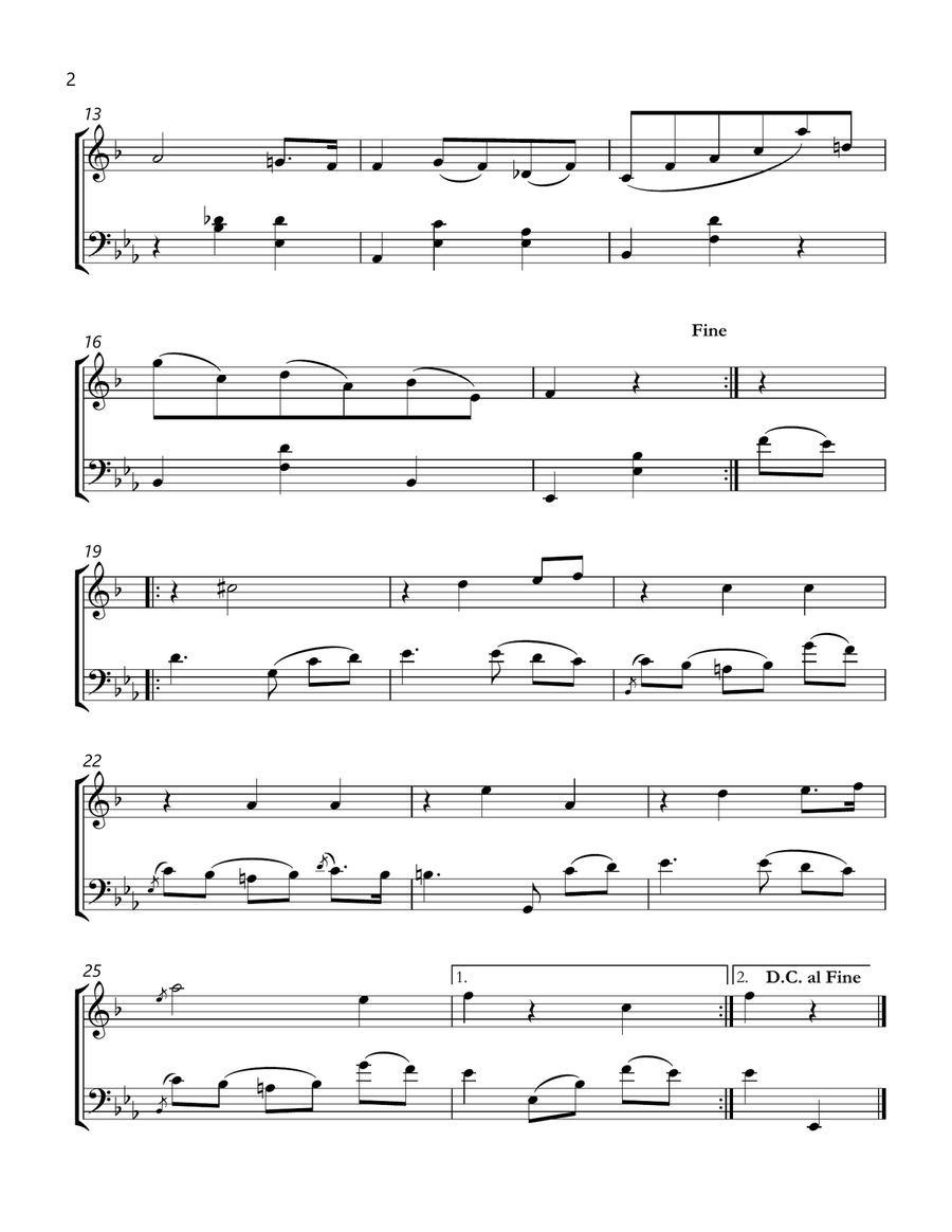 Chopin b 133 waltz in e-flat major Clarinet and Cello sheet music Chamber Music scores gallery preview page 2