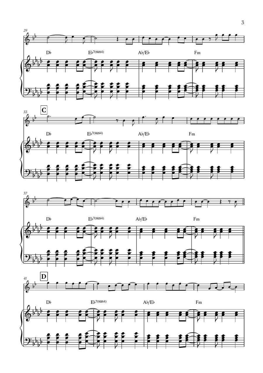 Viva La Vida Viva La Vida Clarinet Solo scores gallery preview page 3