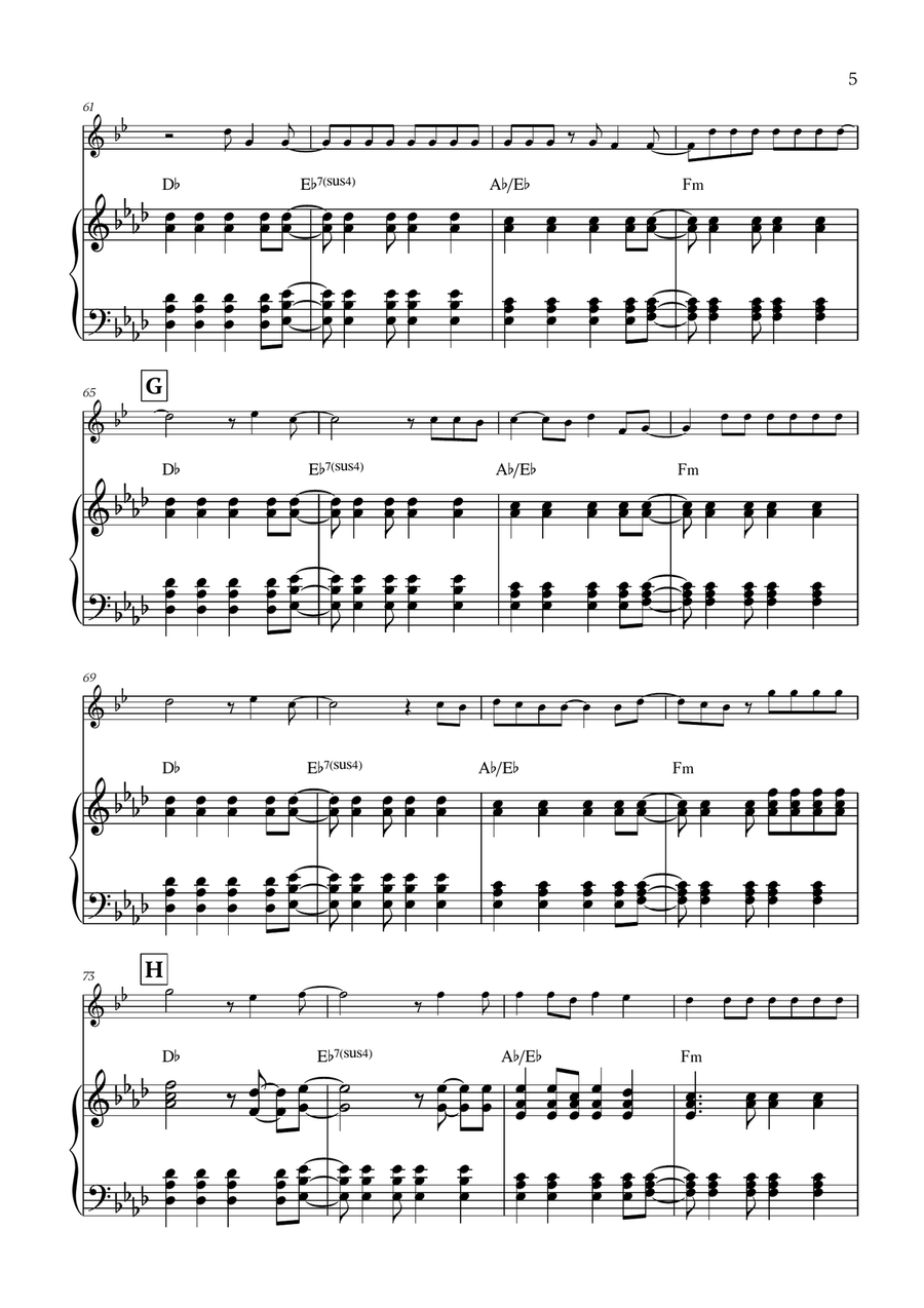 Viva La Vida Viva La Vida Clarinet Solo scores gallery preview page 5