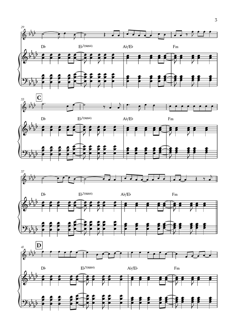 Viva La Vida Viva La Vida Flute Solo scores gallery preview page 3
