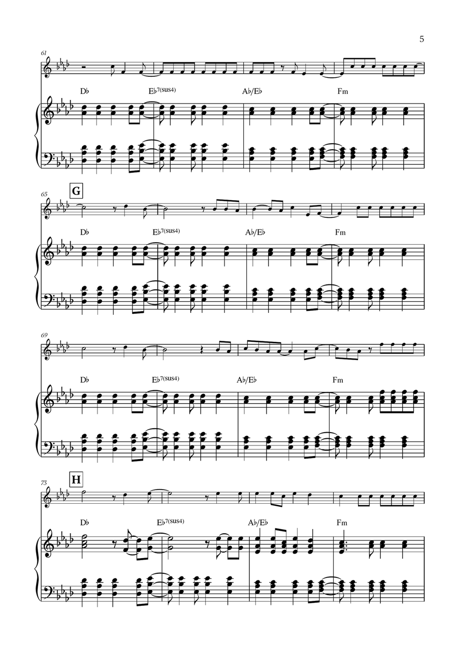 Viva La Vida Viva La Vida Flute Solo scores gallery preview page 5