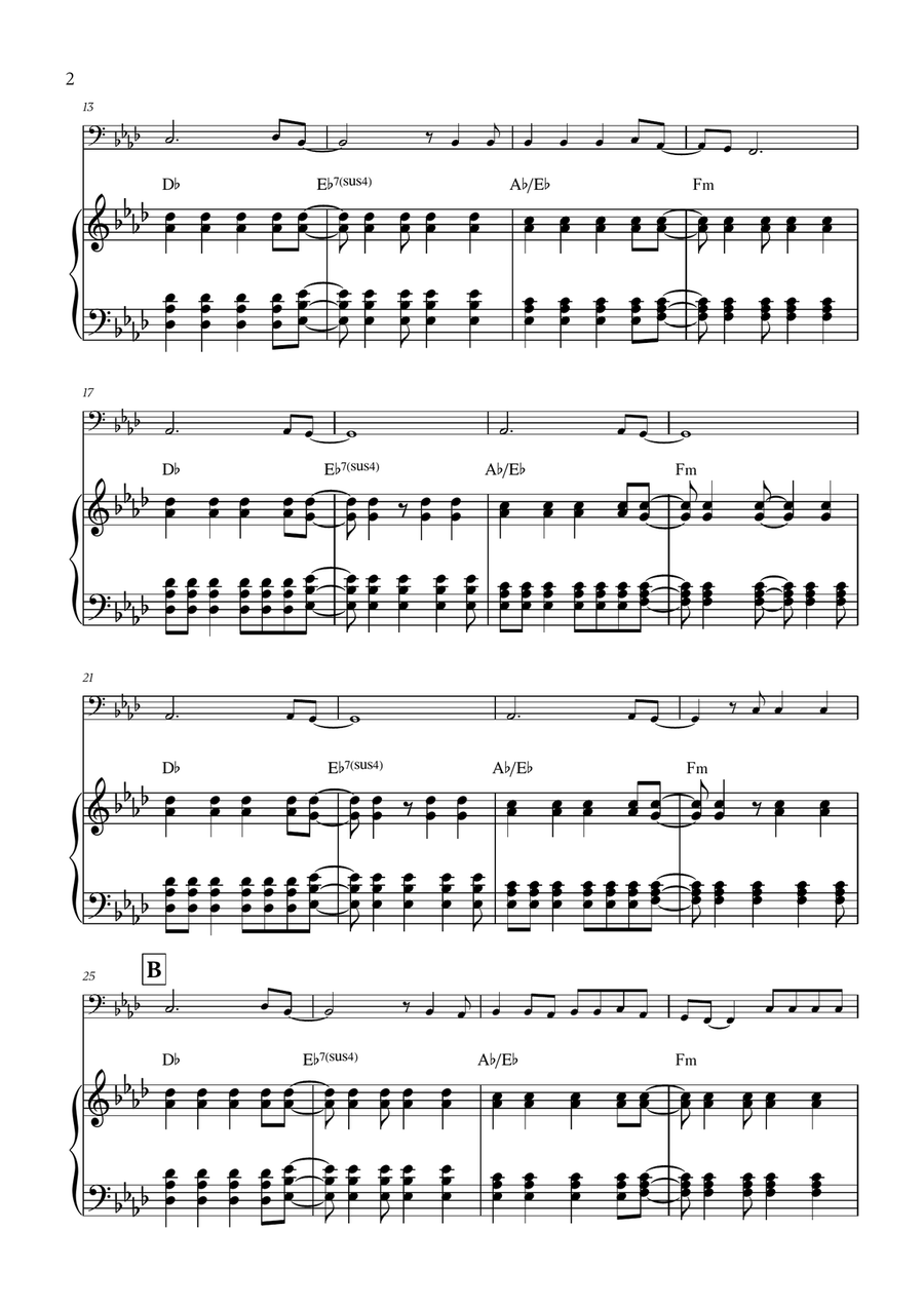 Viva La Vida Viva La Vida Piano scores gallery preview page 2