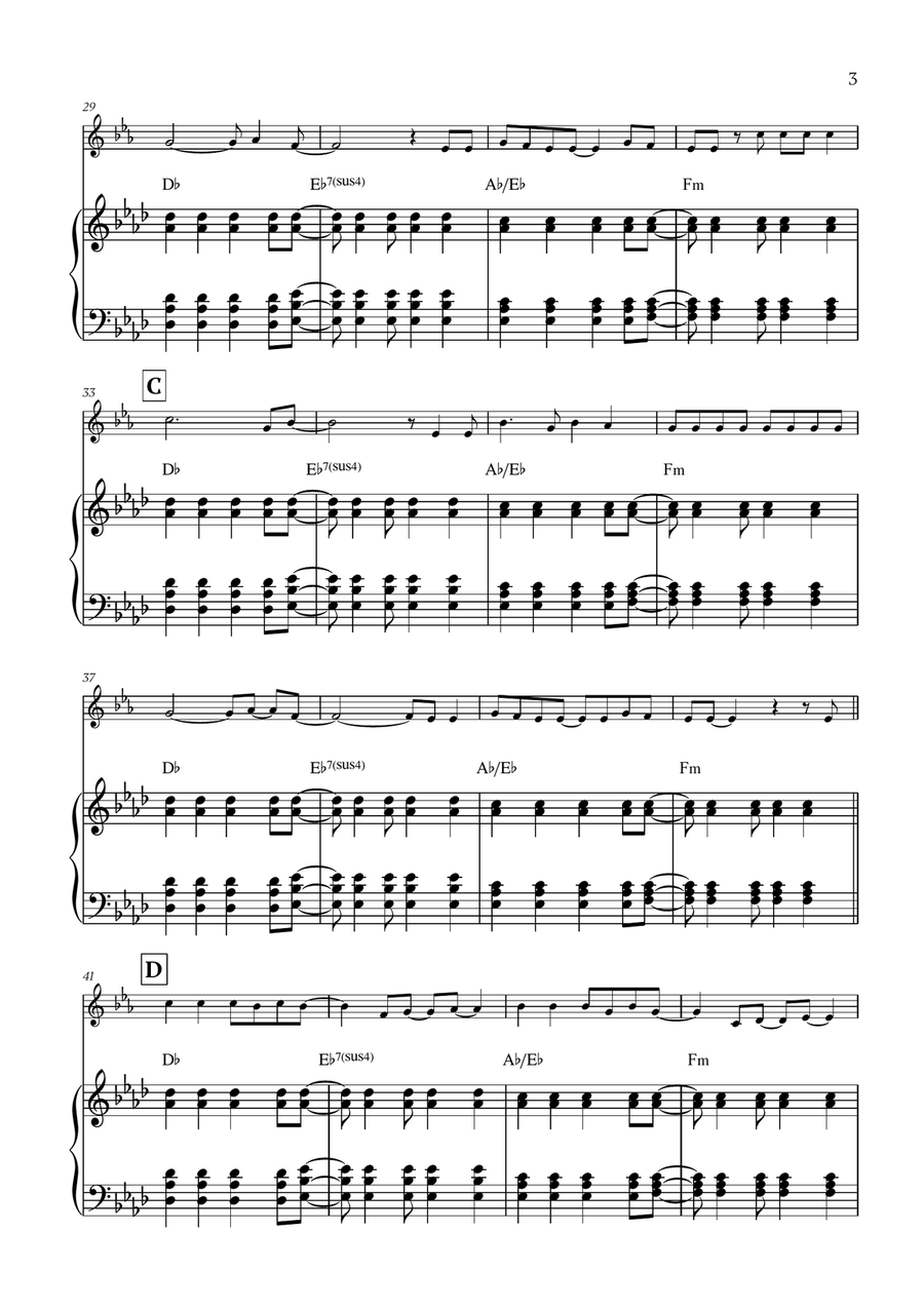 Viva La Vida Viva La Vida Piano scores gallery preview page 3