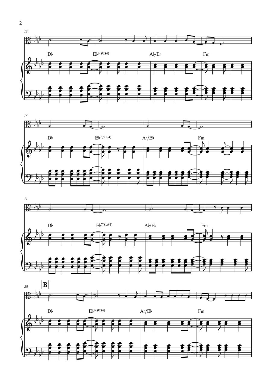 Viva La Vida Viva La Vida Viola scores gallery preview page 2