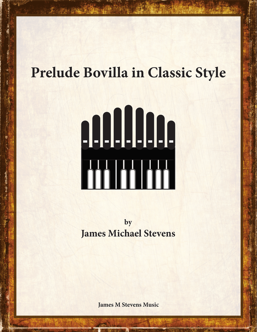 Prelude Bovilla in Classic Style - Organ Solo Organ Solo scores gallery preview page 1