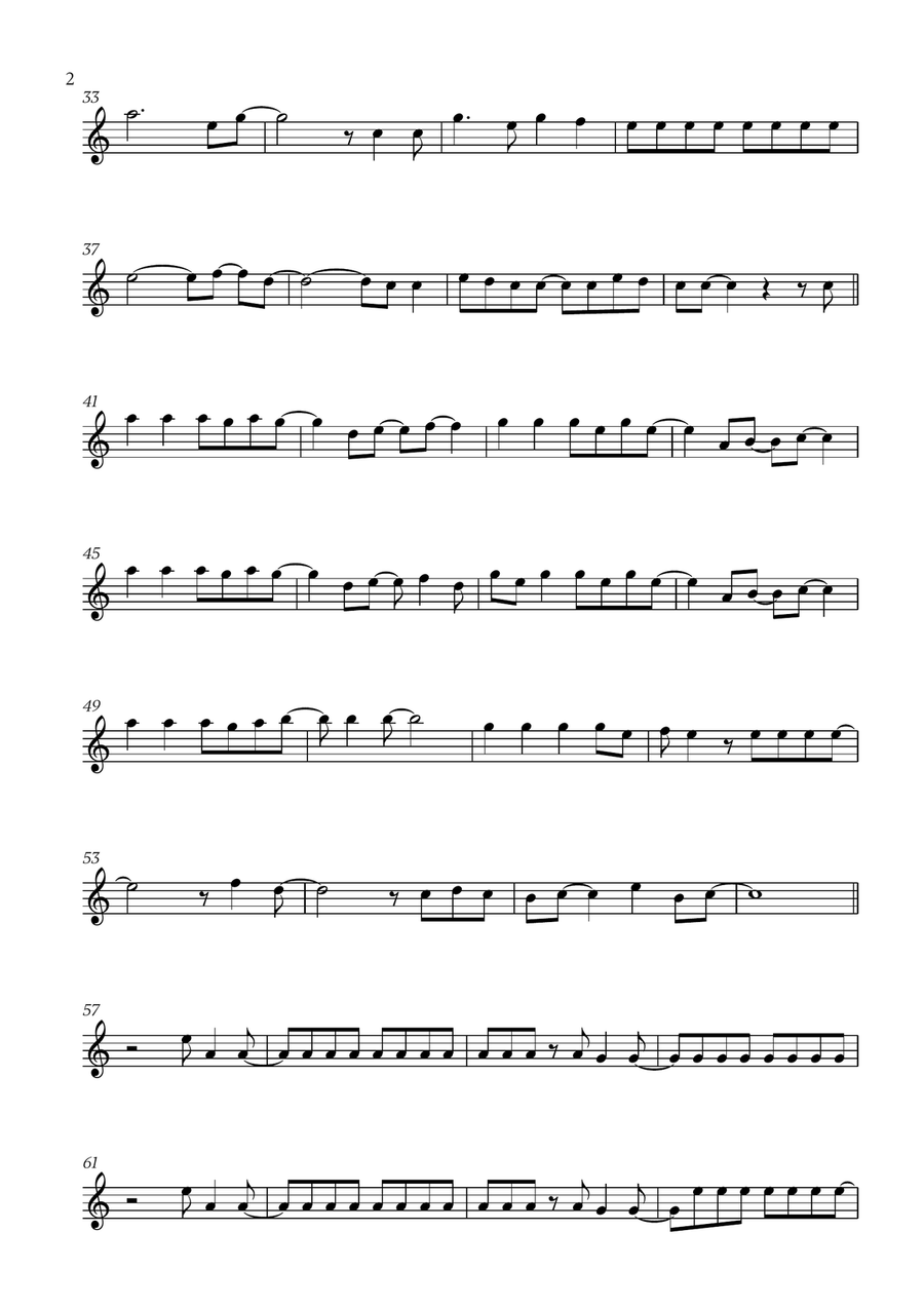 Viva La Vida Viva La Vida Clarinet Solo scores gallery preview page 2