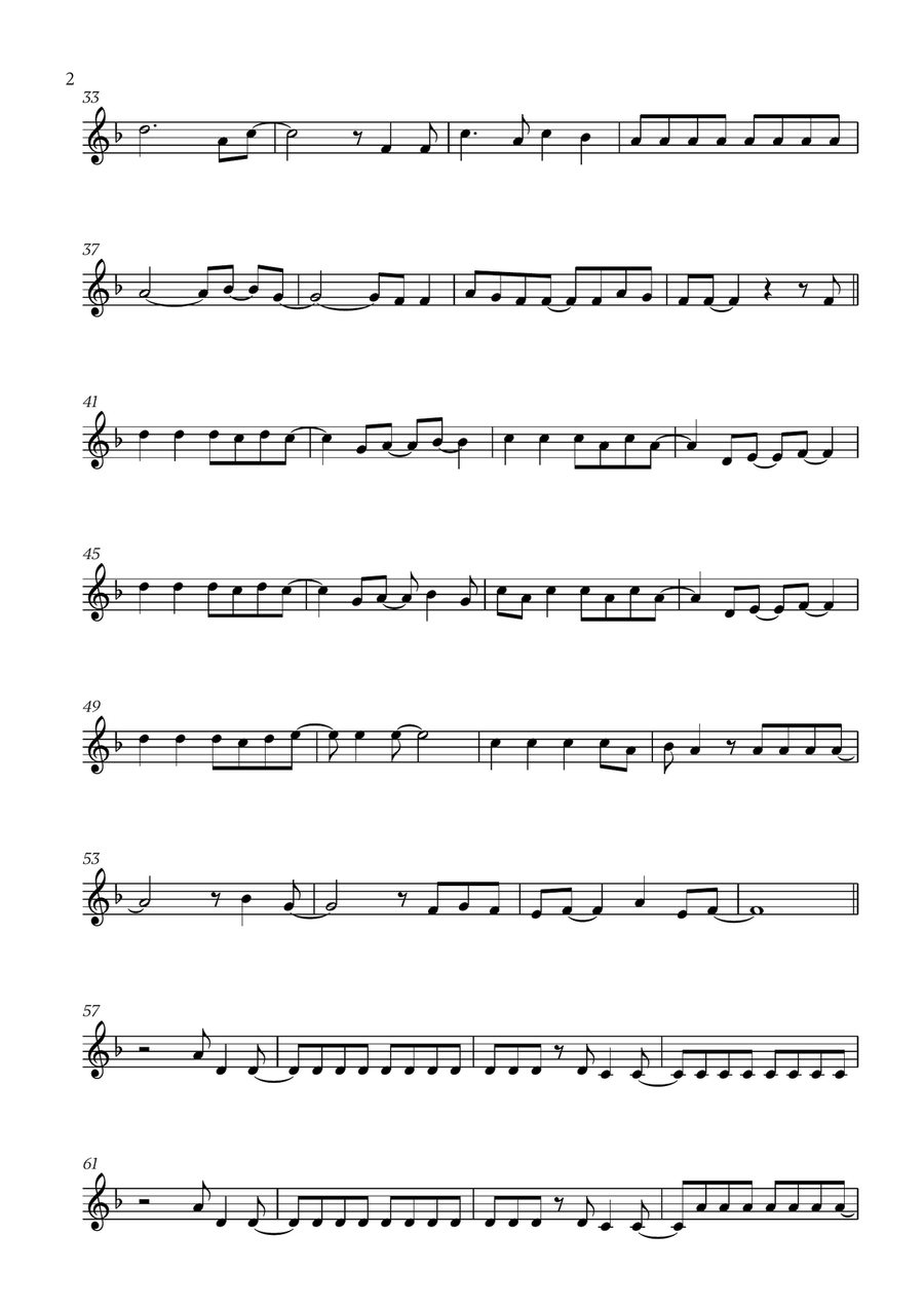 Viva La Vida Viva La Vida Horn Solo scores gallery preview page 2