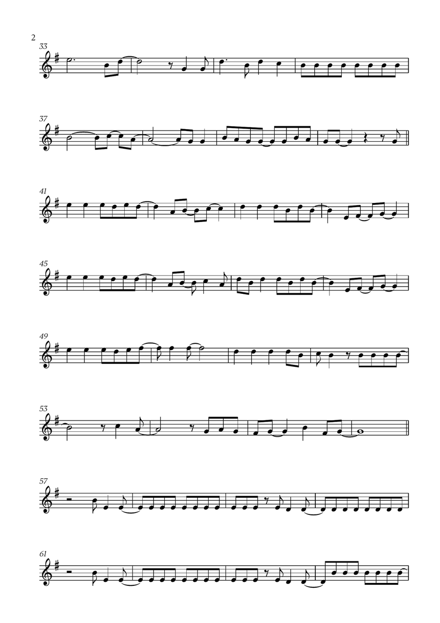 Viva La Vida Viva La Vida Horn Solo scores gallery preview page 2