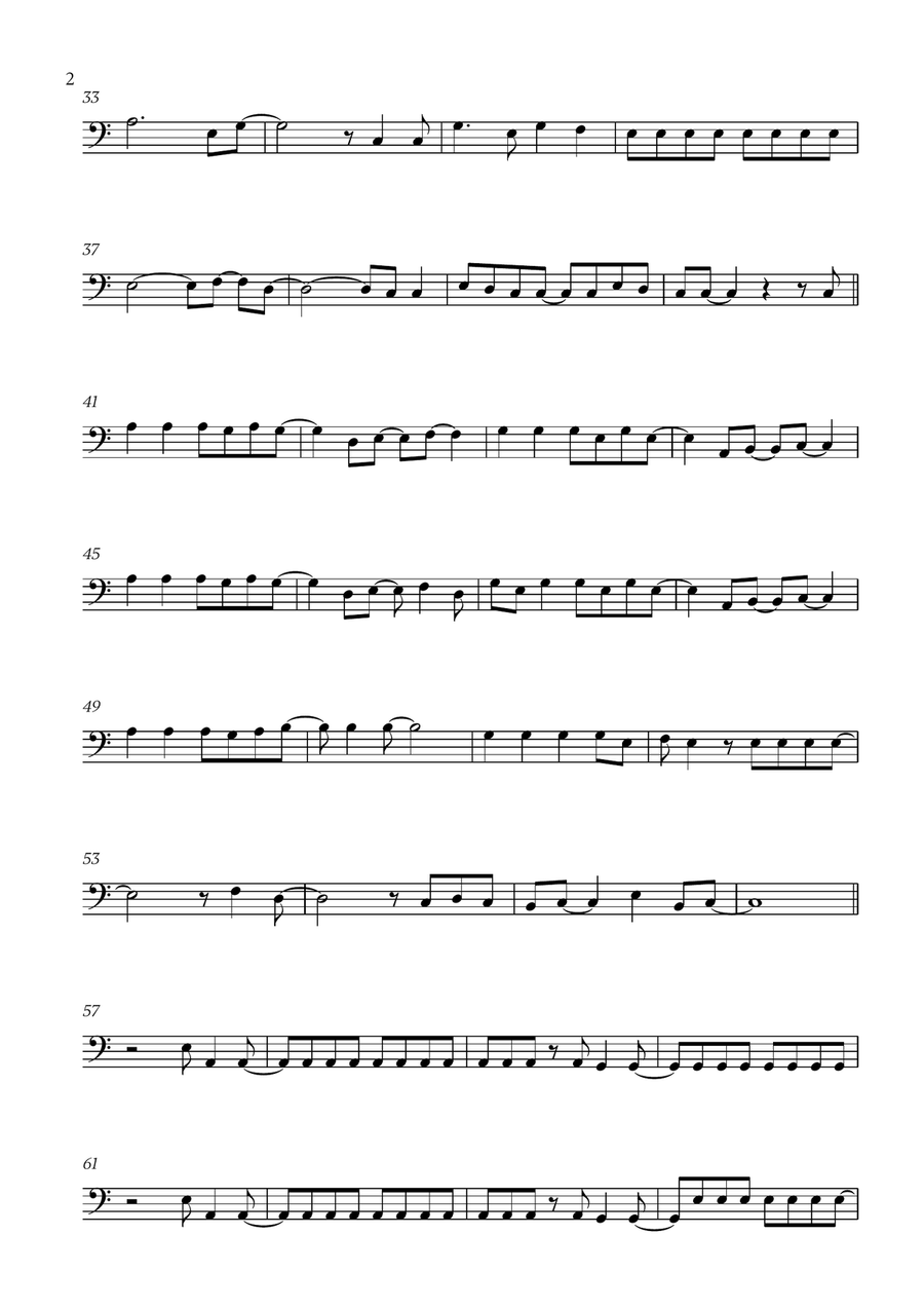 Viva La Vida Viva La Vida Trombone Solo scores gallery preview page 2