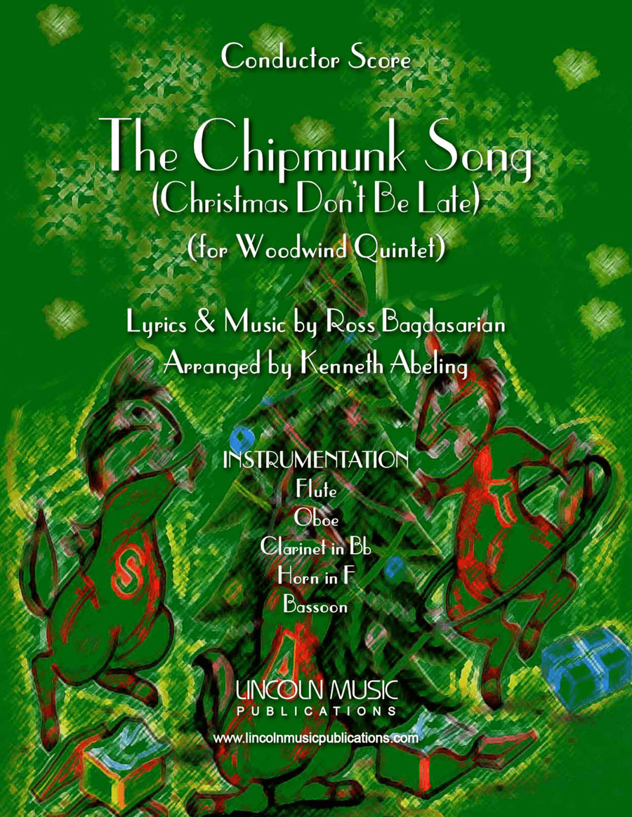 The Chipmunk Song Woodwind Quintet scores gallery preview page 1