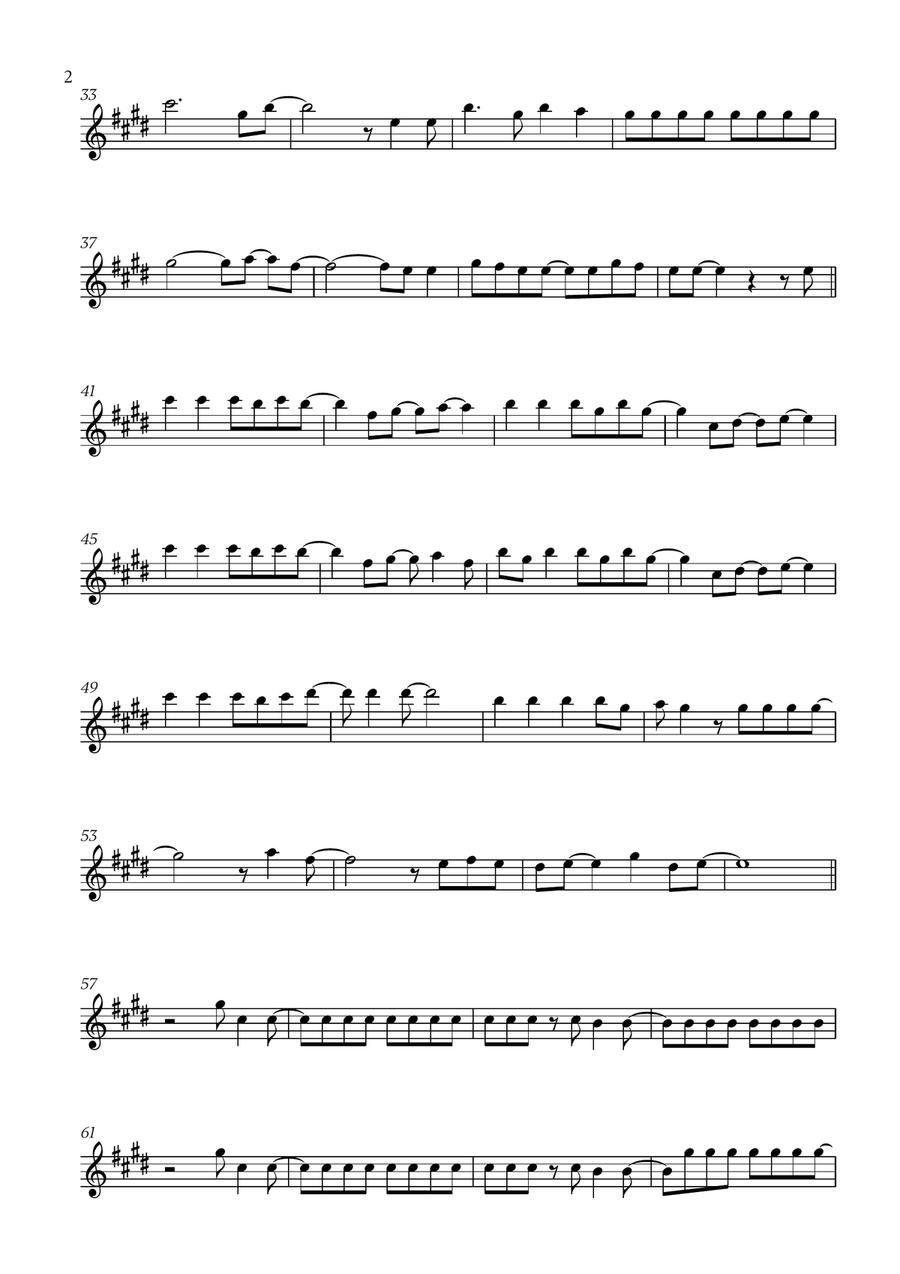 Viva La Vida Viva La Vida Clarinet Solo scores gallery preview page 2