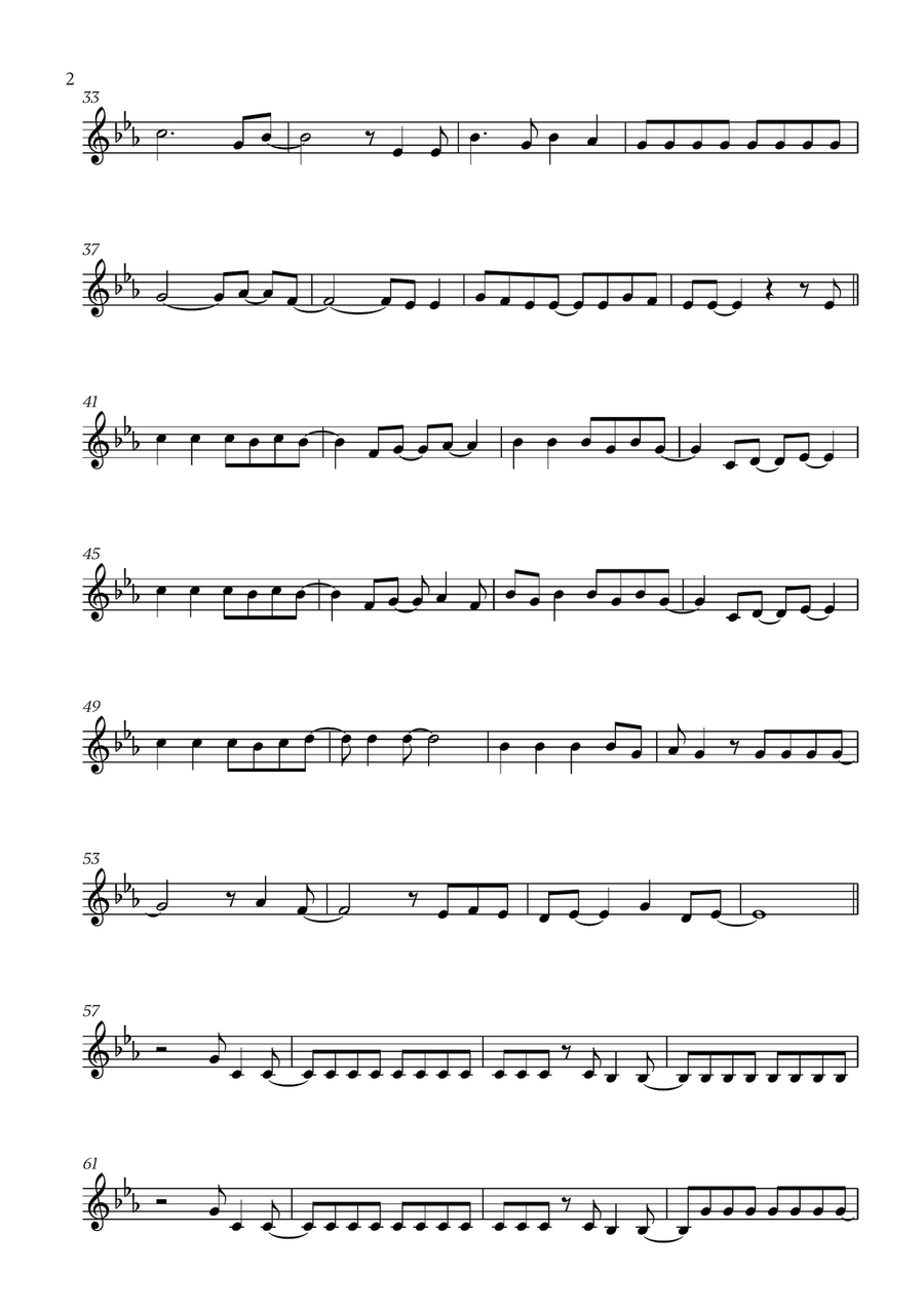 Viva La Vida Viva La Vida Horn Solo scores gallery preview page 2