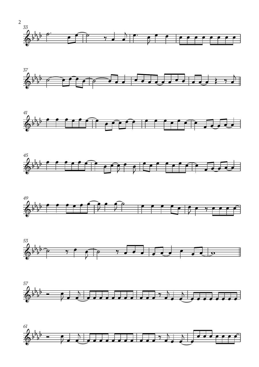 Viva La Vida Viva La Vida Flute Solo scores gallery preview page 2