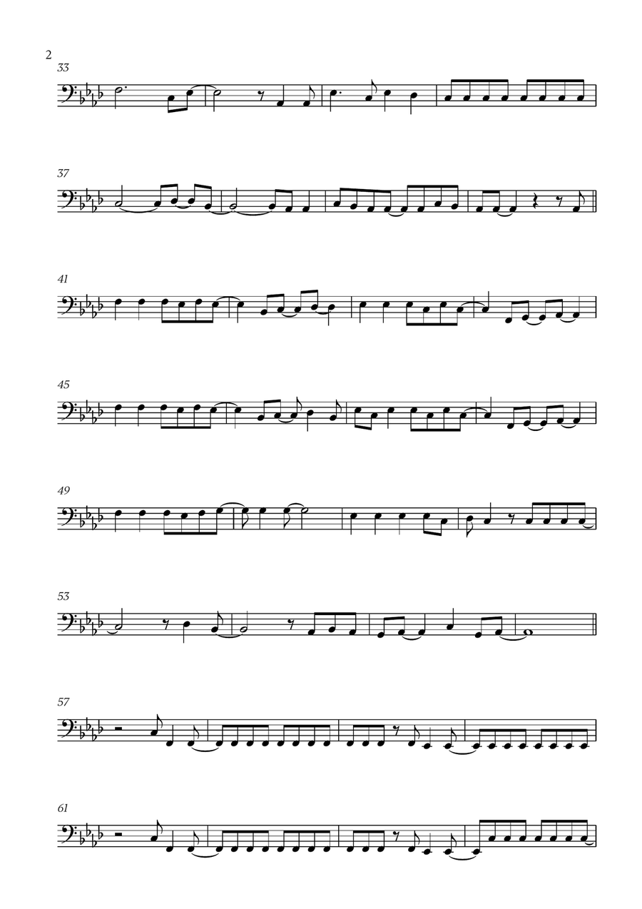 Viva La Vida Viva La Vida Trombone Solo scores gallery preview page 2