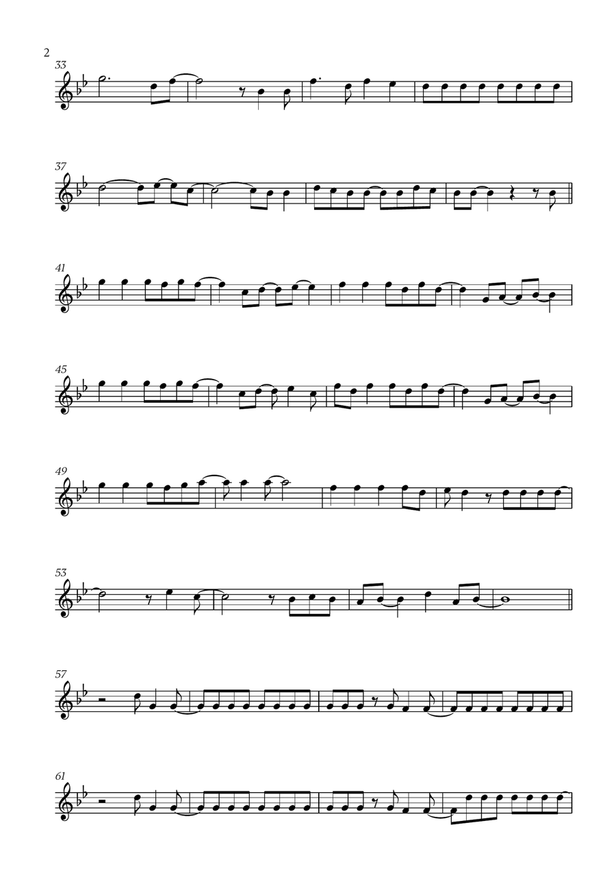 Viva La Vida Trumpet Solo scores gallery preview page 2