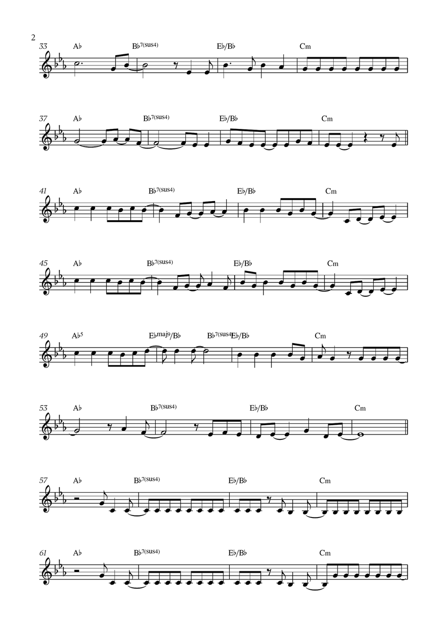 Viva La Vida Viva La Vida Horn Solo scores gallery preview page 2