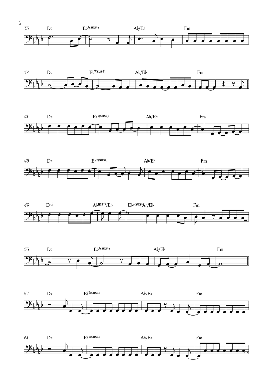 Viva La Vida Viva La Vida Trombone Solo scores gallery preview page 2