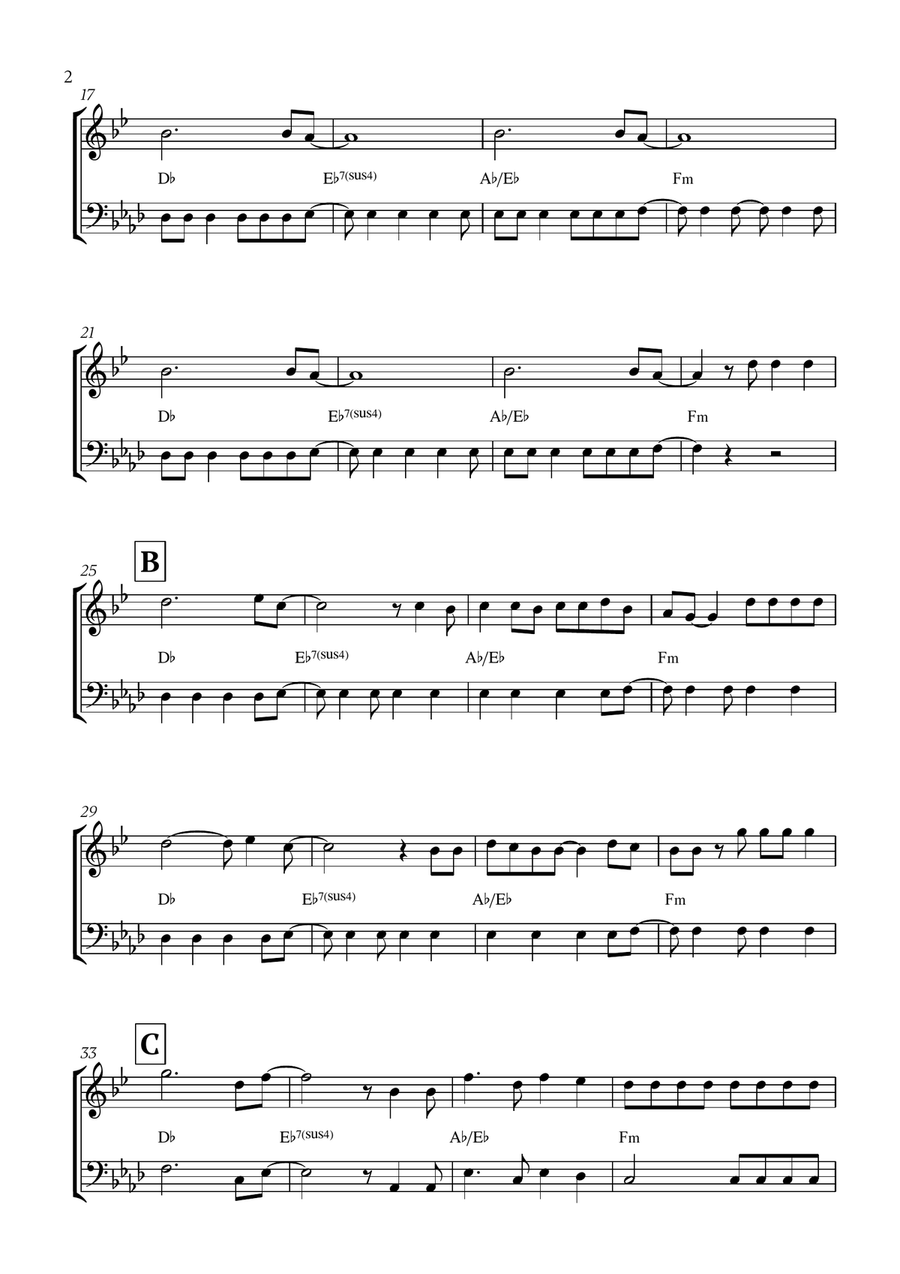 Viva La Vida Viva La Vida Woodwind Duet scores gallery preview page 2