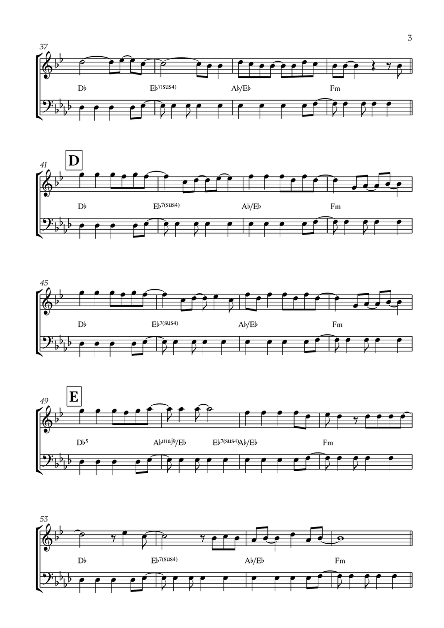 Viva La Vida Viva La Vida Woodwind Duet scores gallery preview page 3