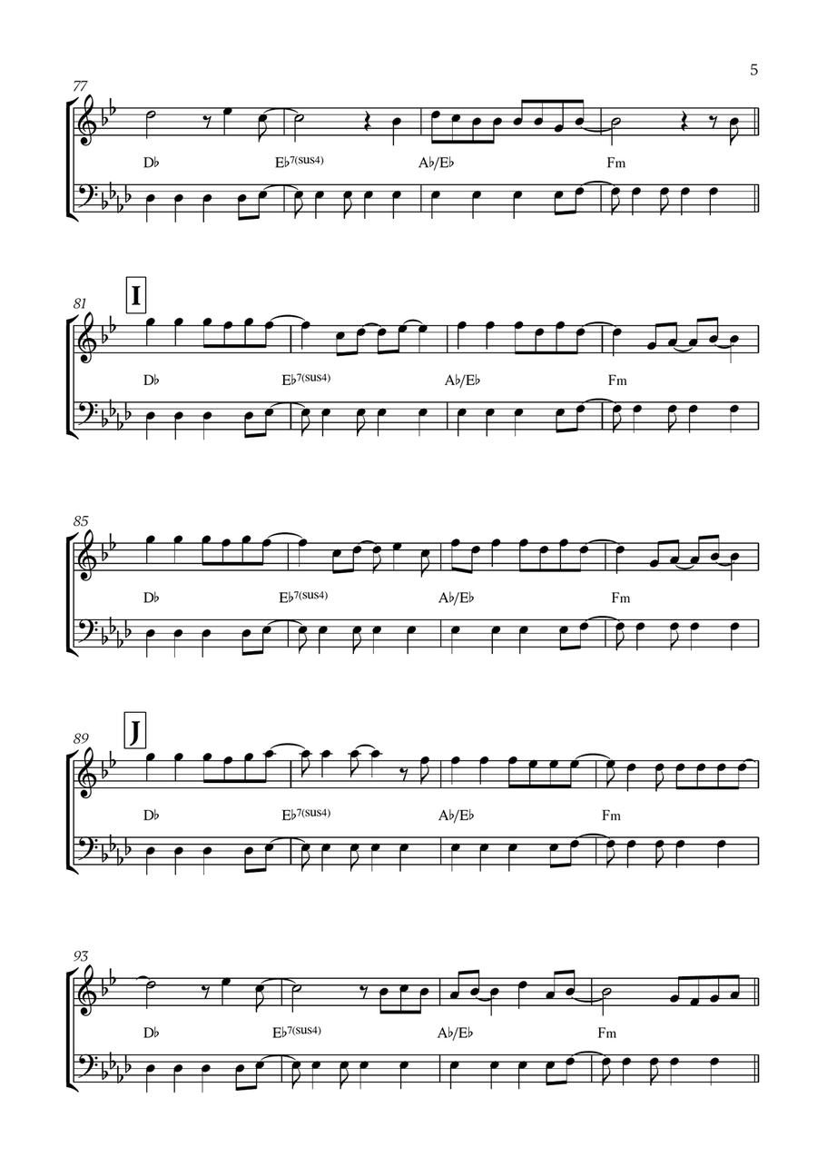Viva La Vida Viva La Vida Woodwind Duet scores gallery preview page 5