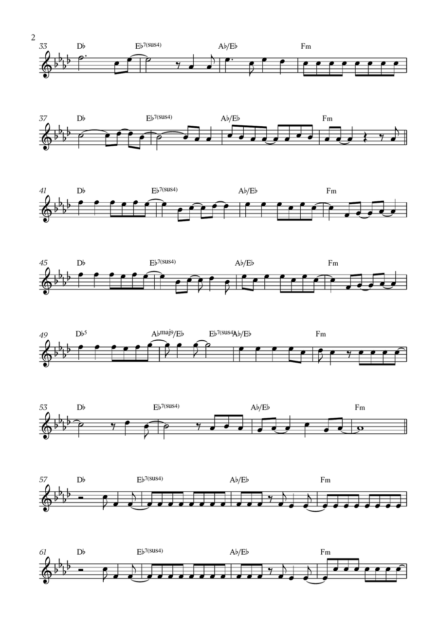 Viva La Vida Violin Solo scores gallery preview page 2