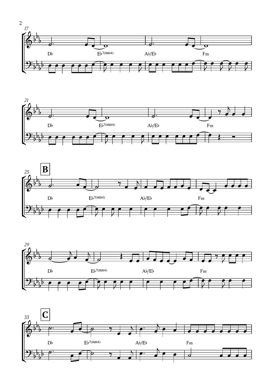 Viva La Vida Viva La Vida Woodwind Duet scores gallery preview page 2
