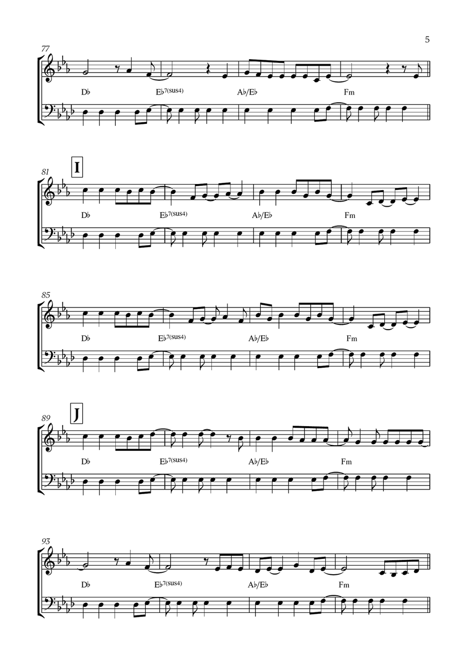 Viva La Vida Viva La Vida Woodwind Duet scores gallery preview page 5