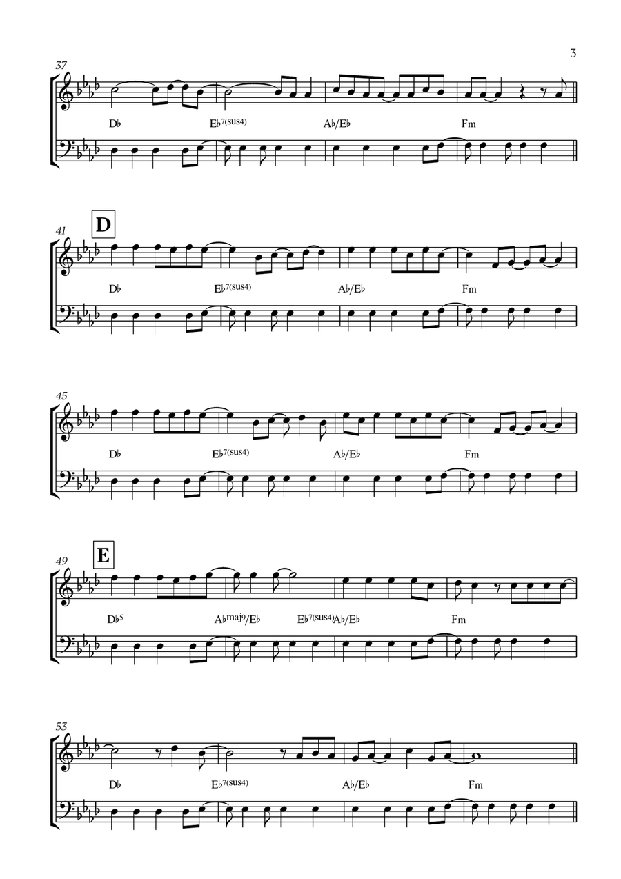 Viva La Vida Viva La Vida Flute scores gallery preview page 3