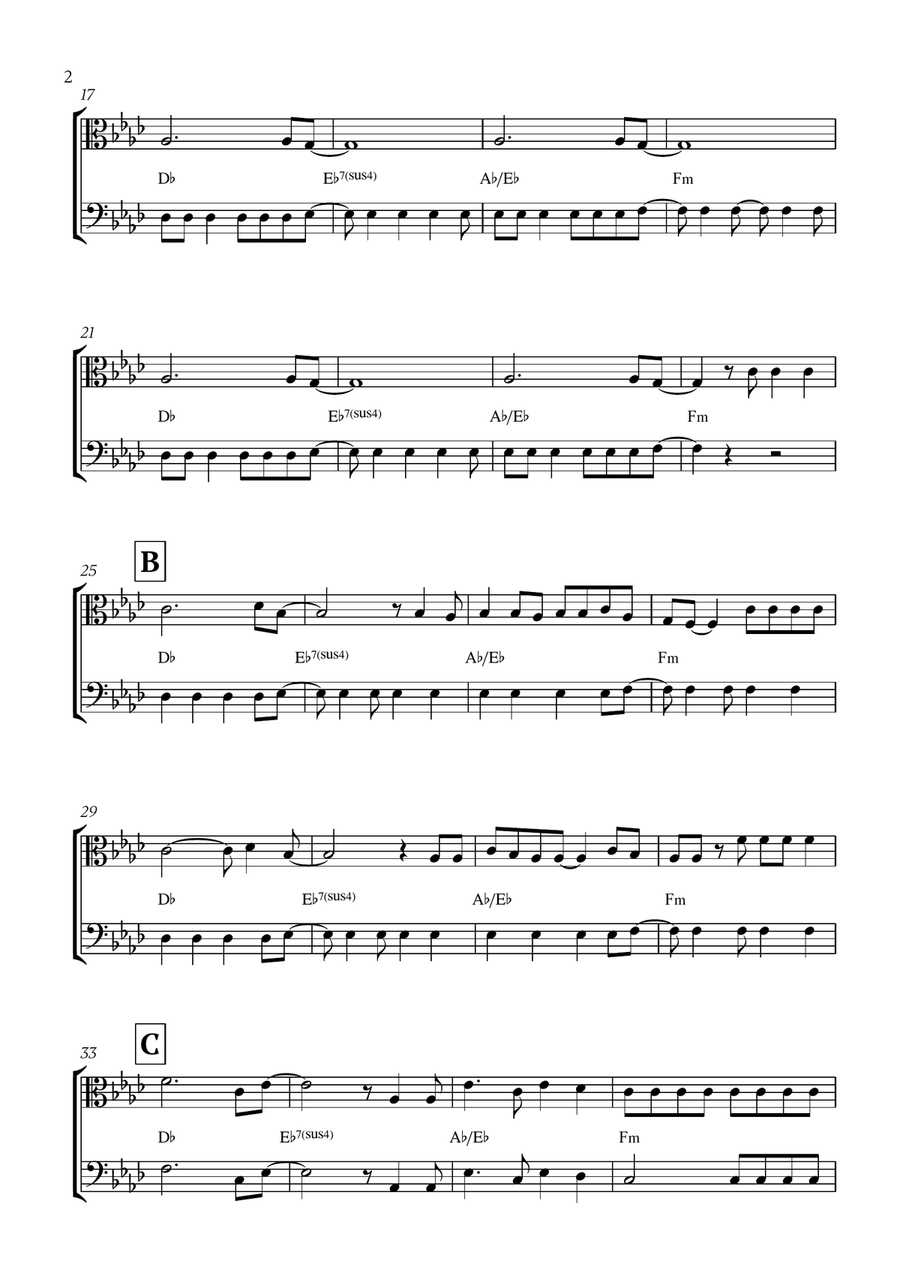 Viva La Vida Viva La Vida String Duet scores gallery preview page 2