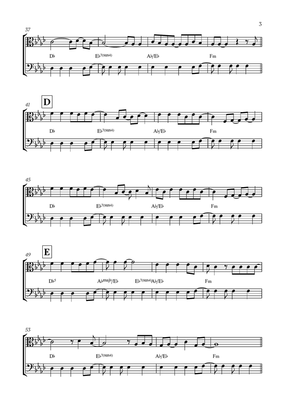 Viva La Vida Viva La Vida String Duet scores gallery preview page 3