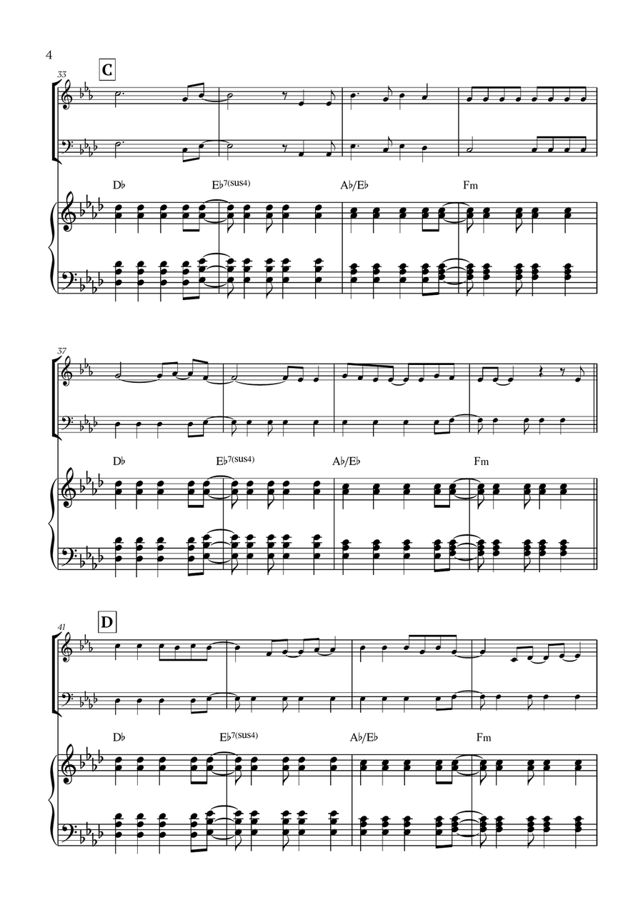 Viva La Vida Viva La Vida Brass Duet scores gallery preview page 4