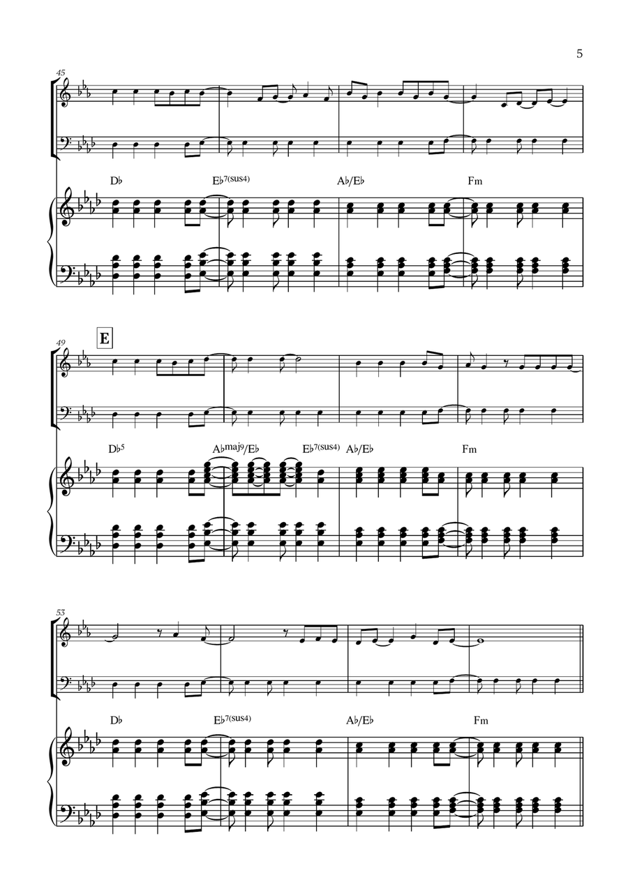 Viva La Vida Viva La Vida Brass Duet scores gallery preview page 5