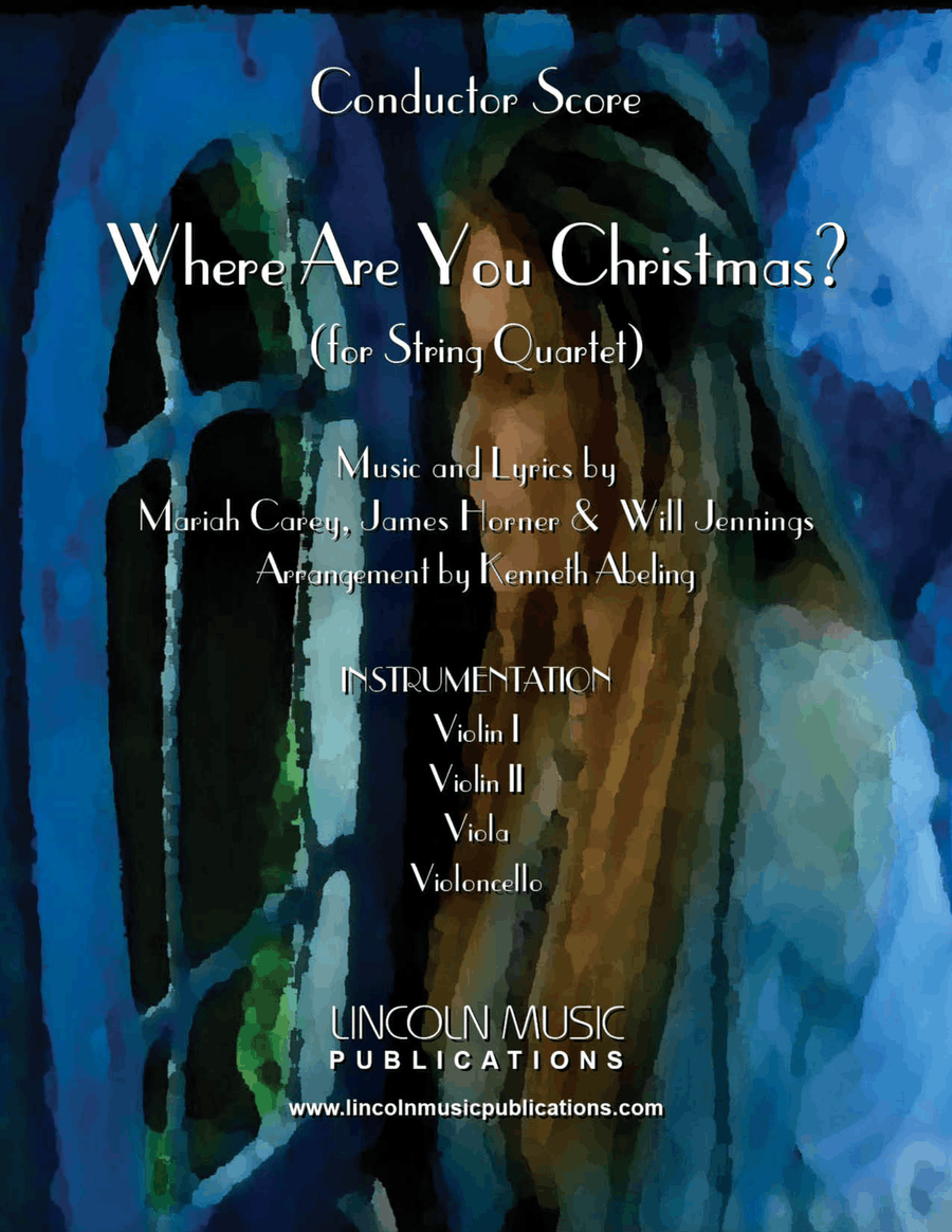 Where Are You Christmas? String Quartet scores gallery preview page 1