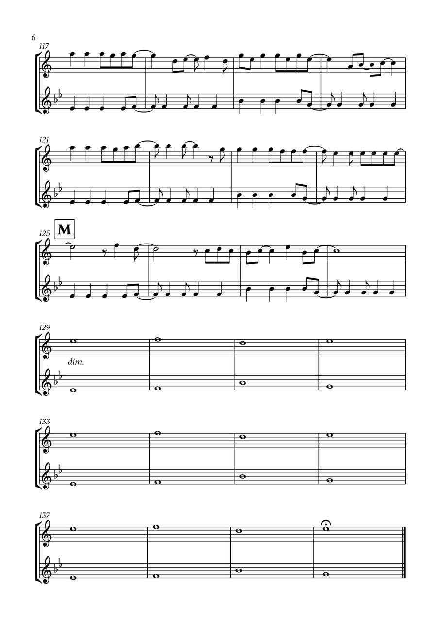 Viva La Vida Viva La Vida B-Flat Clarinet scores gallery preview page 6