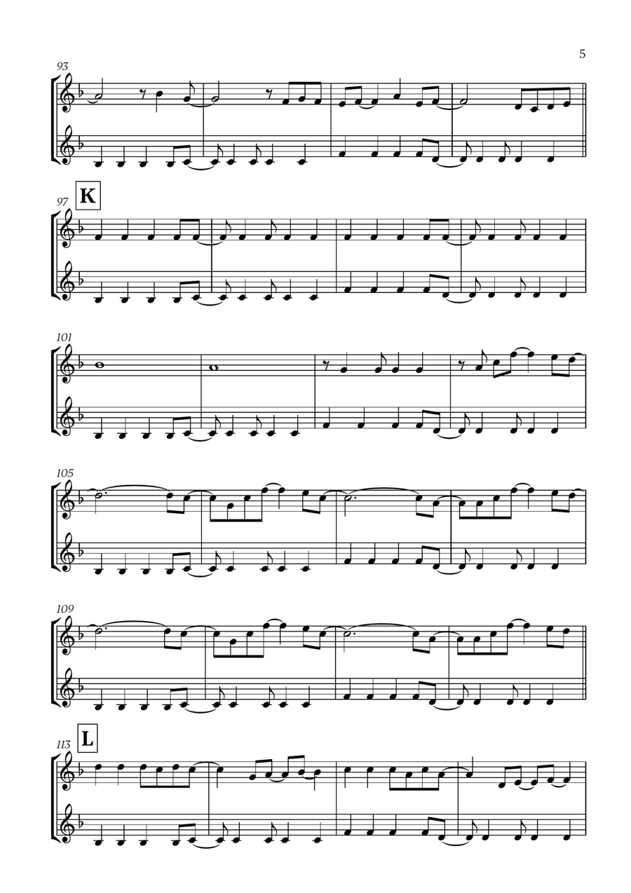 Viva La Vida Viva La Vida Brass Duet scores gallery preview page 5
