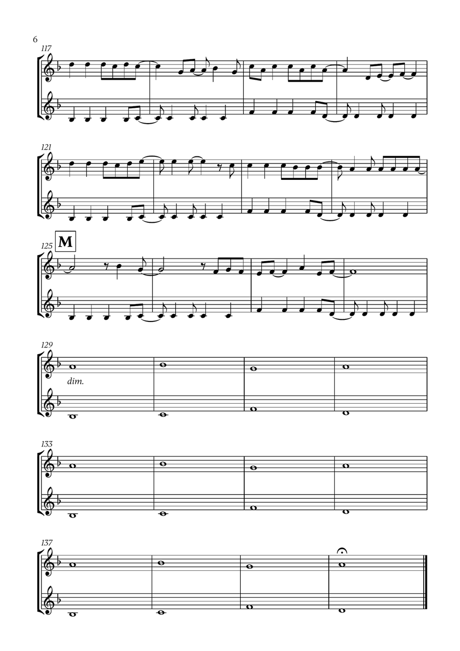 Viva La Vida Viva La Vida Brass Duet scores gallery preview page 6